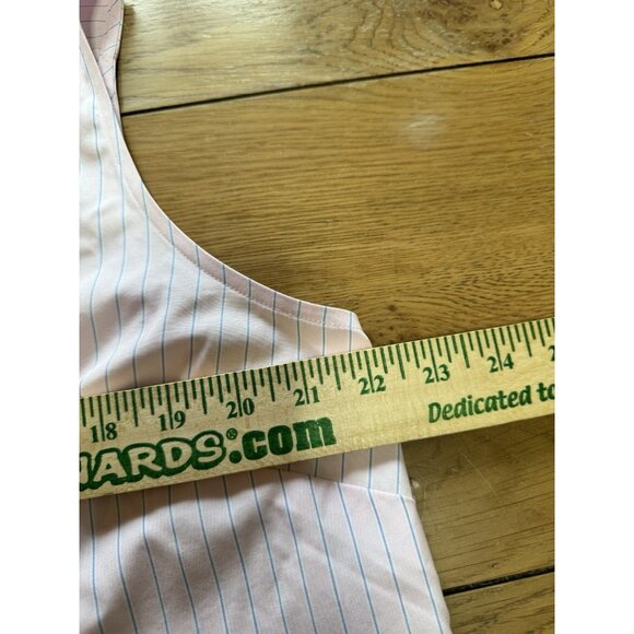 Brooks Brothers‎ Pin Striped Fitted Sleeveless Top Size 16 No Iron Stretch NWT - Picture 5 of 16